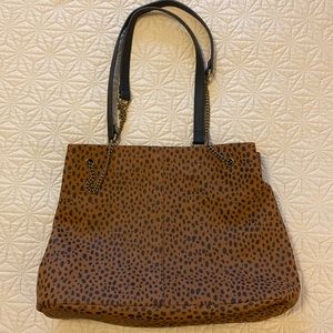 Leopard print purse